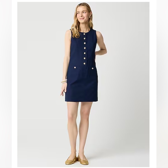 J Crew Dress 4 Linen Red - Picture 4 of 11